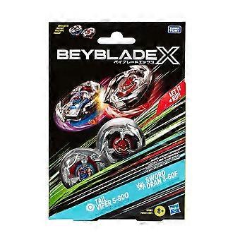 BEYBLADE - DUAL PACK DE TOUPIES SWORD DRAN 3-60F AND TACKLE GOAT 2-7ON - BEYBLADE X