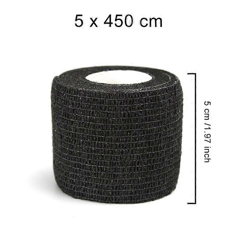Fabric Self-adhesive Elastic Bandage for Joint Protection 5cm x 450cm Seamless Fabric Tape Elbow Knee Injury Relief Equipment