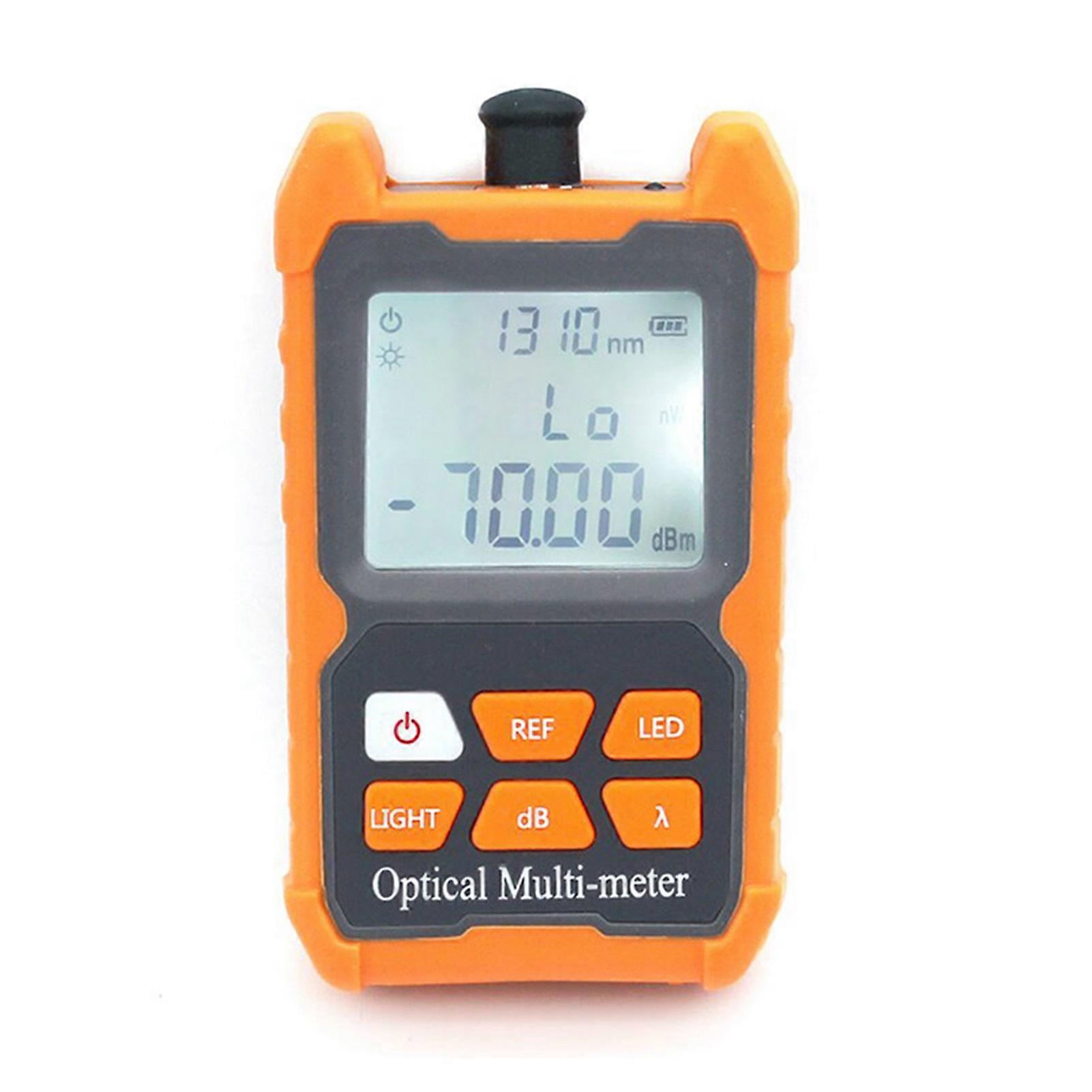 Optical Fiber Power Meter Optic Cable Tester Detector FC SC ST Universal Interface 70~+6dbm