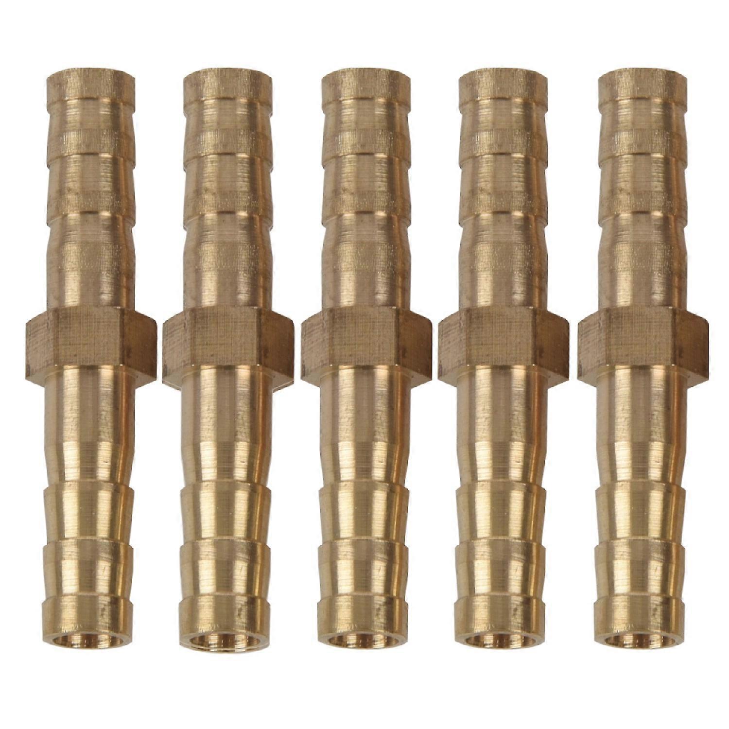 5 st 6 mm innerdiameter luftgas rak slangrörskoppling