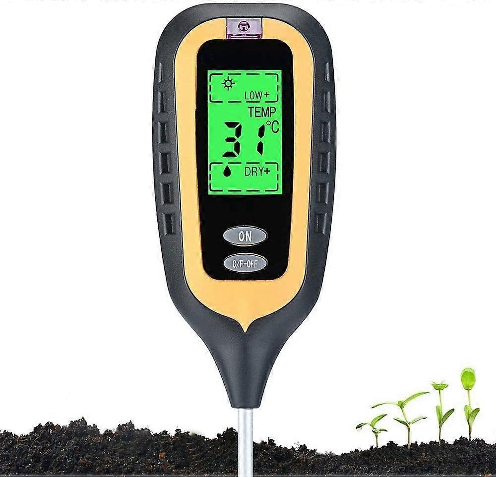 Morthan 4-in-1 Soil Tester, Soil Tester, Moisture, Light, Temperature Sensor, Ph Acidity Tester, For Plants (with Warranty)