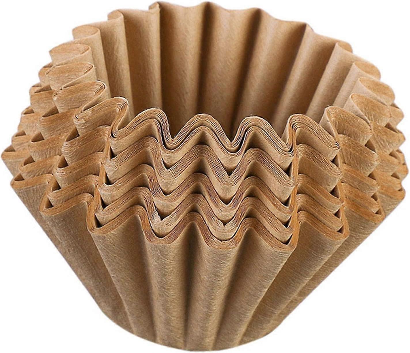 50st Kaffefilterpapperskorg Pappersfilter för kaffemaskin