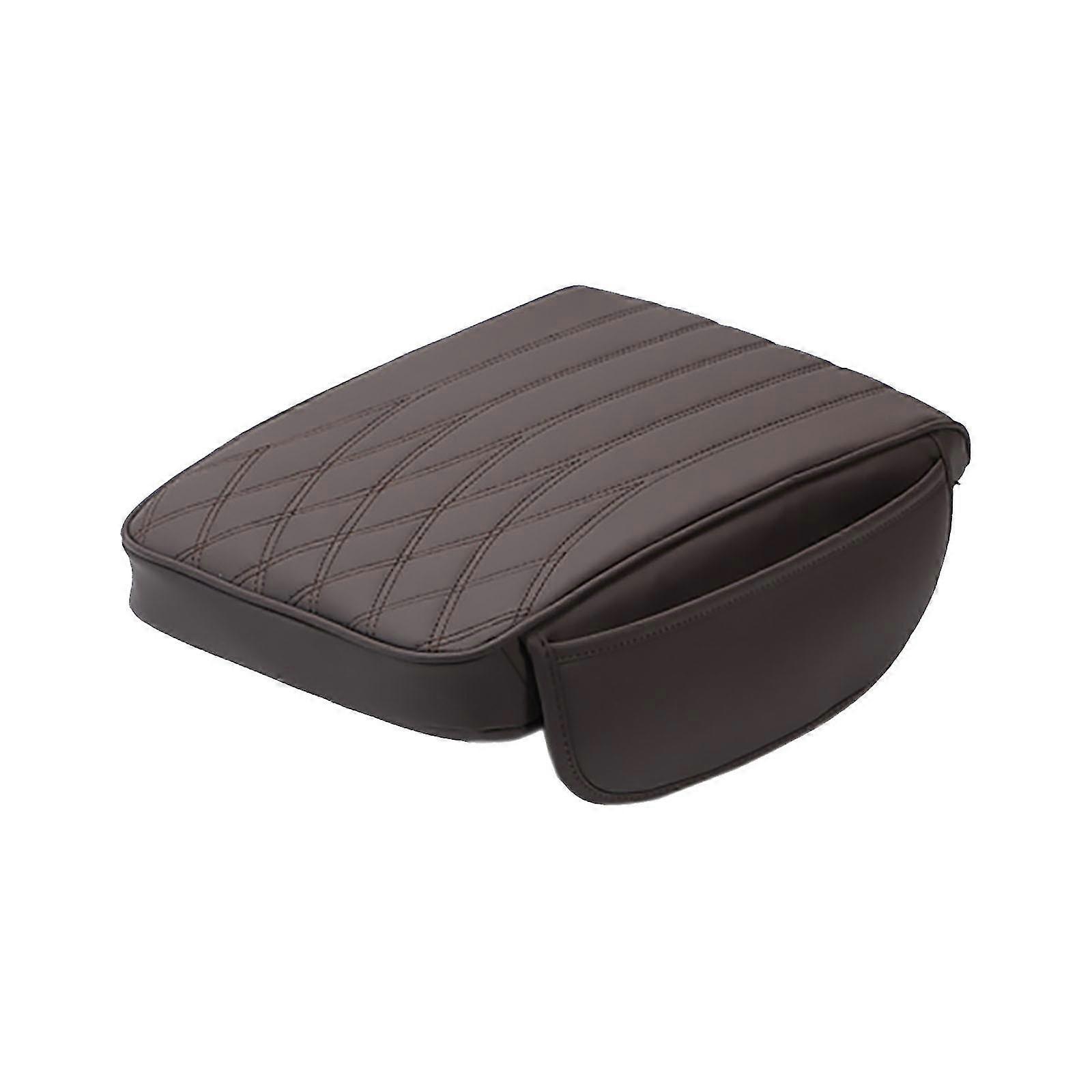 Car Armrest Box Cushion Storage Pocket Thickened Universal Armrest Box