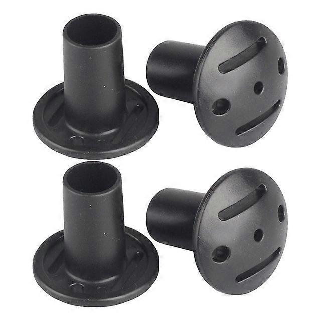 4PCS Tent Pole End Caps | Pontoon Boat Cover Support Poles | ABS Tent Building Pole Connector Puncture Proof Caps for Hiking Backpacking Tent