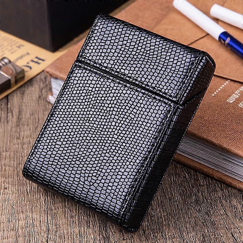 6.5Mm Medium Cigarette Case 20 Pack Men's Cigarette Case Protective Cover Retro Portable Cigarette Packet Cigarette Storage Box