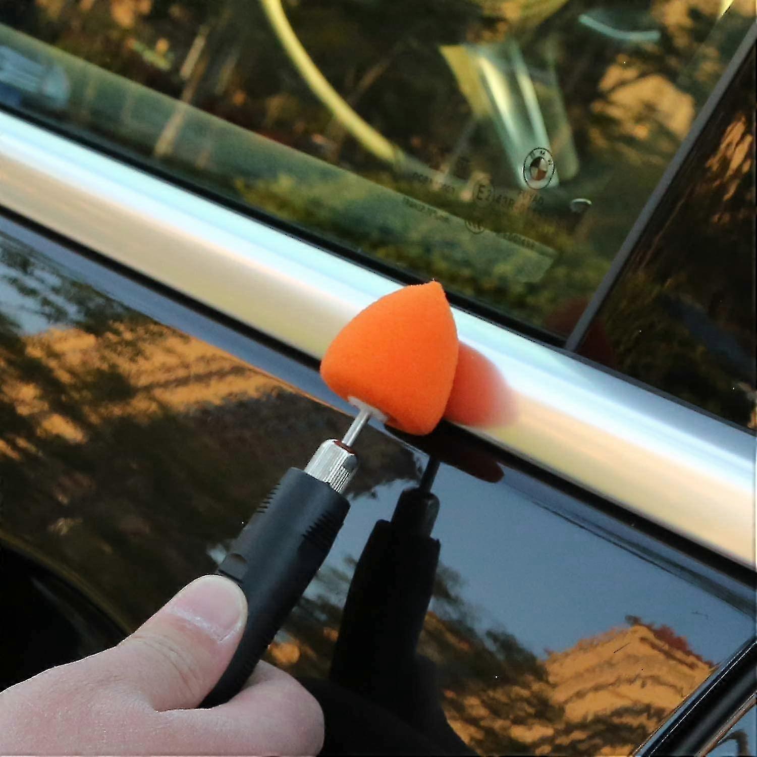 Mini Polishing Sponges, Polishing Set, 16pcs Polishing Kit Polishing Sponge Pad Polishing Ball Kit For Car Sanding Polishing For Power Rotary Tool Scr