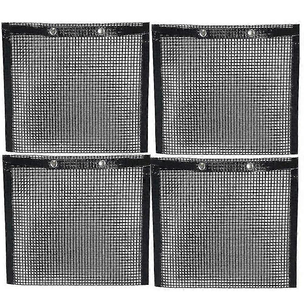 Bbq Reusable Non-stick Mesh Grilling Bag For Picnic Tool (4 Pack)