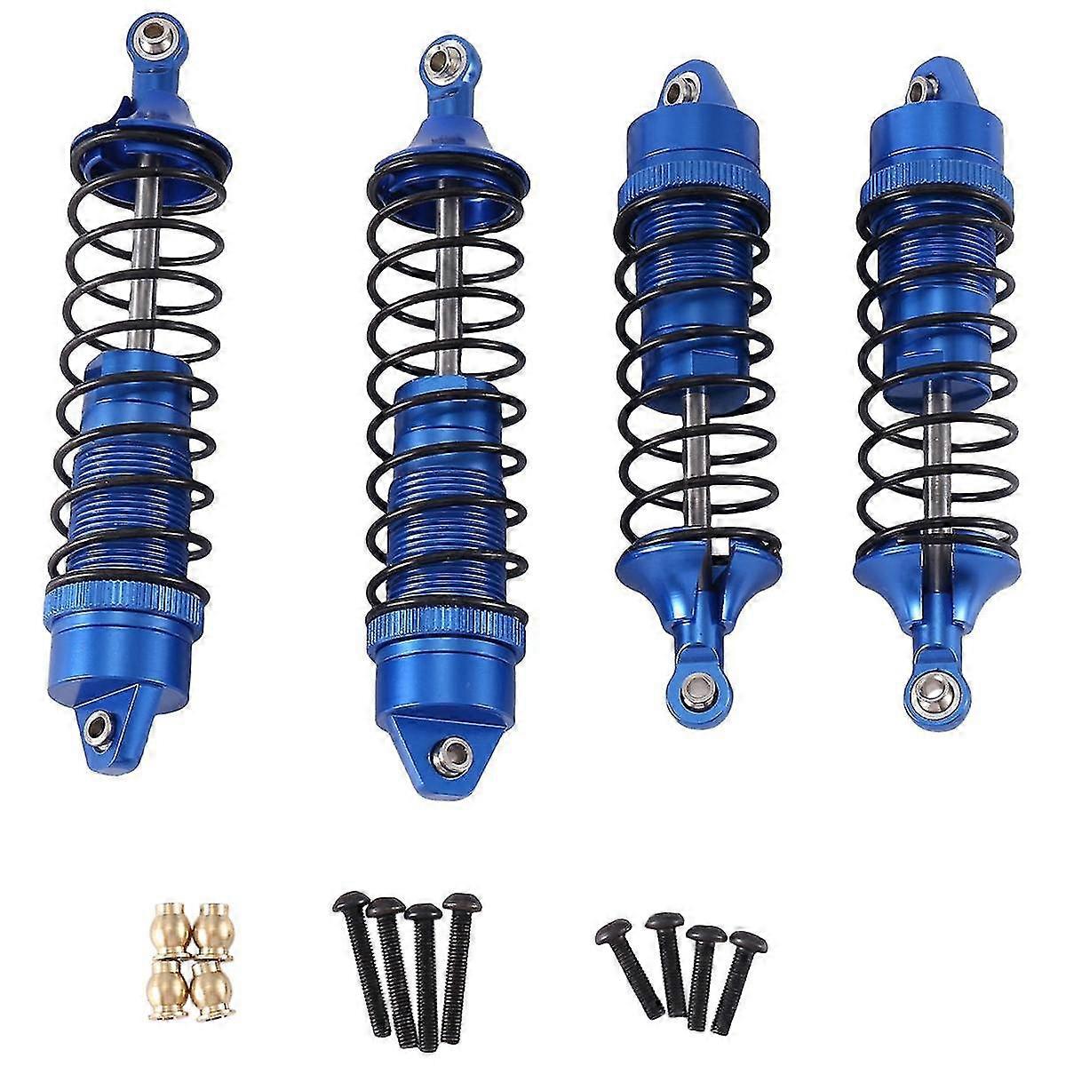 4pcs Metal Front And Rear For Slash 2wd Stampede Hoss 1/10 Rc Car Upgrade Parts,blue