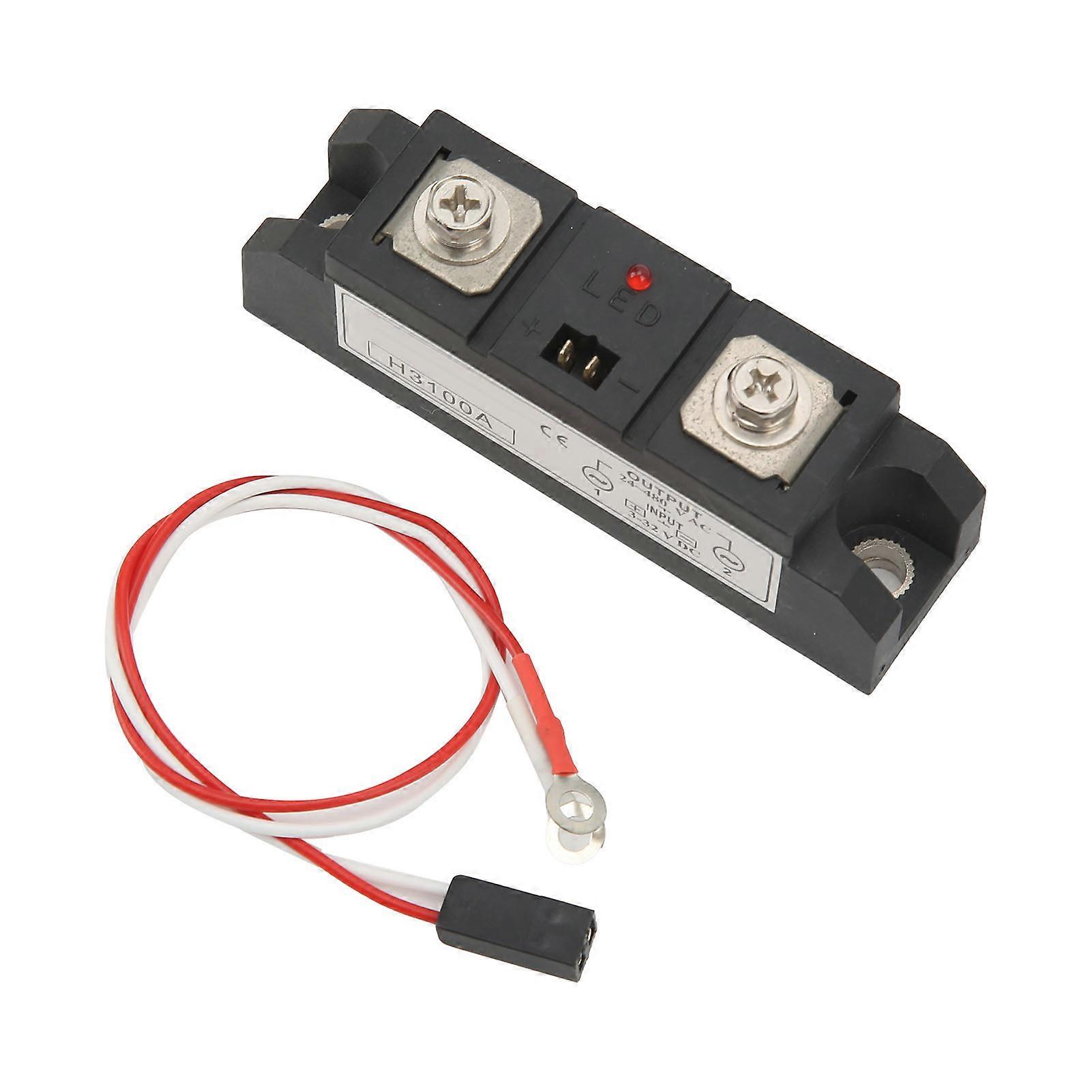 Industrial Solid State Relay Non Contact Low Noise LED Solid State Relay DC3?32V Input AC24?480V Output