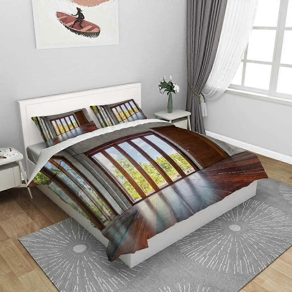 Bedding Set Home Decorations Duvet Cover and Pillowcase, Digital Print D Digital Print Microfiber, Bedding Set Pieces 135*200 CM