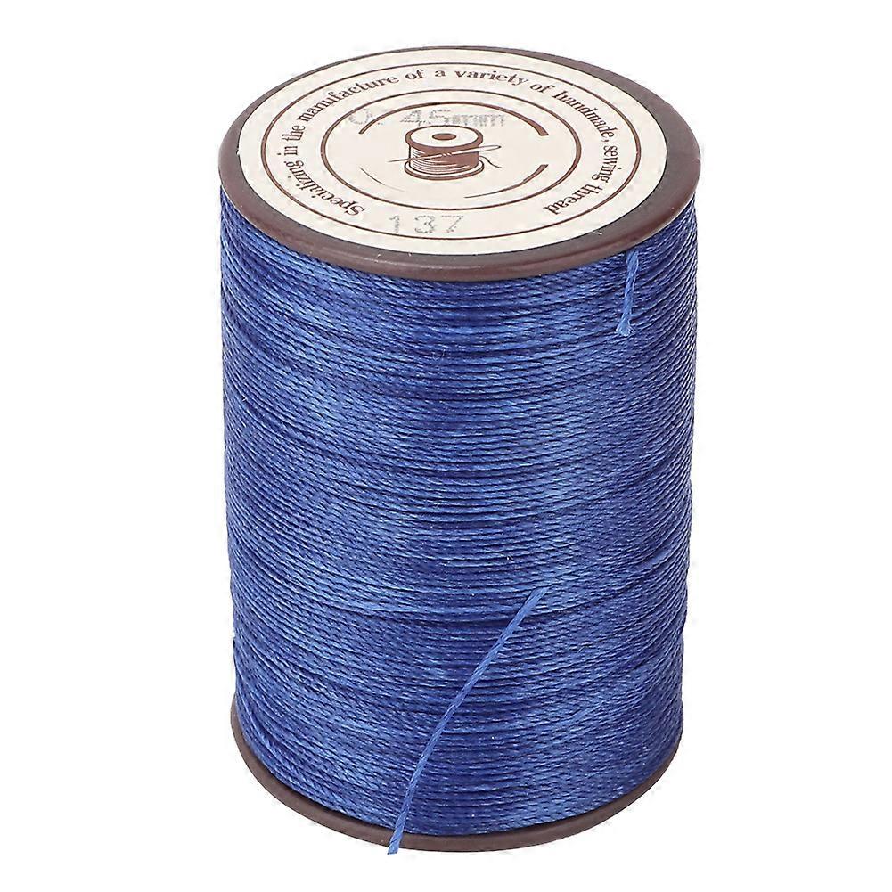 0.45mm Leather Sewing Wax Cord 160m/Roll Handwork Knitting Craft Wax Thread(Royal blue)