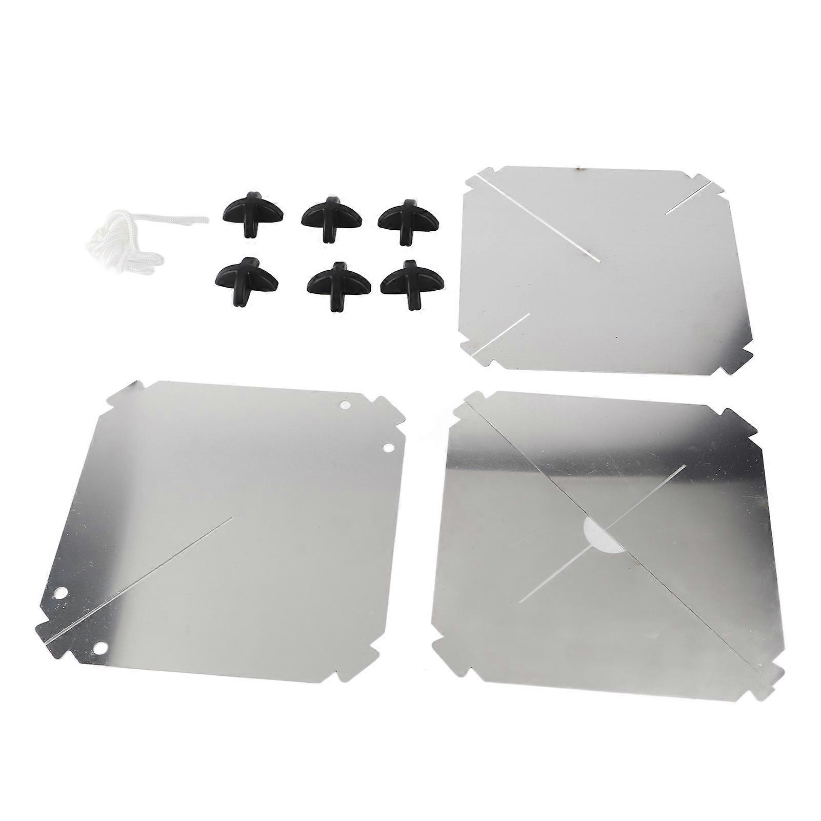 10pcs octaédrico tipo refletores de radar de alumínio 12x12 polegadas para veleiros lancha