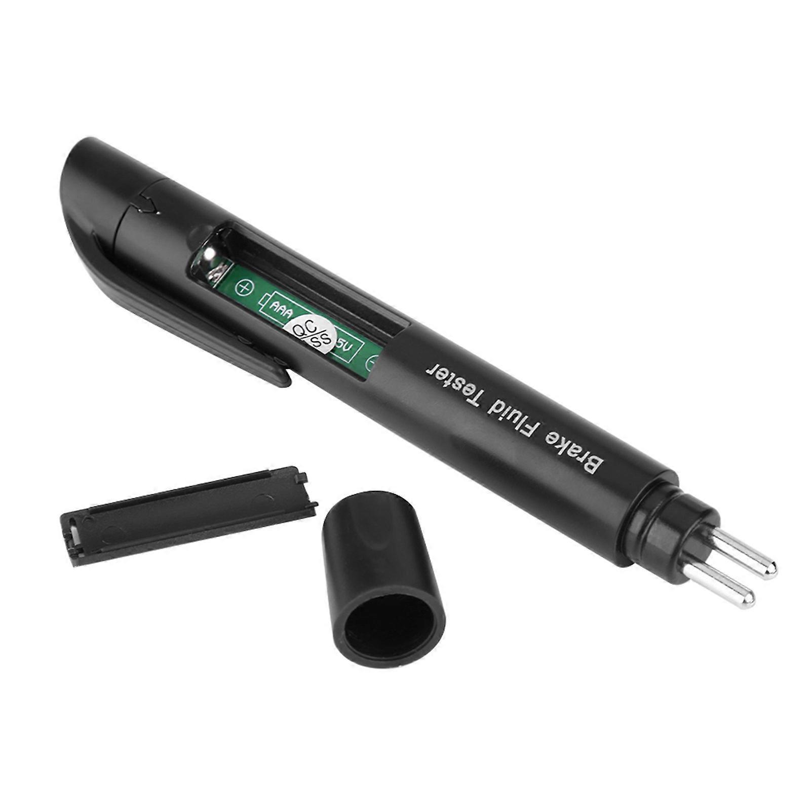 Digital Brake Fluid Tester Oil Quality Check Pen W/ 5 LED Lights for DOT3 / DOT4 / DOT5