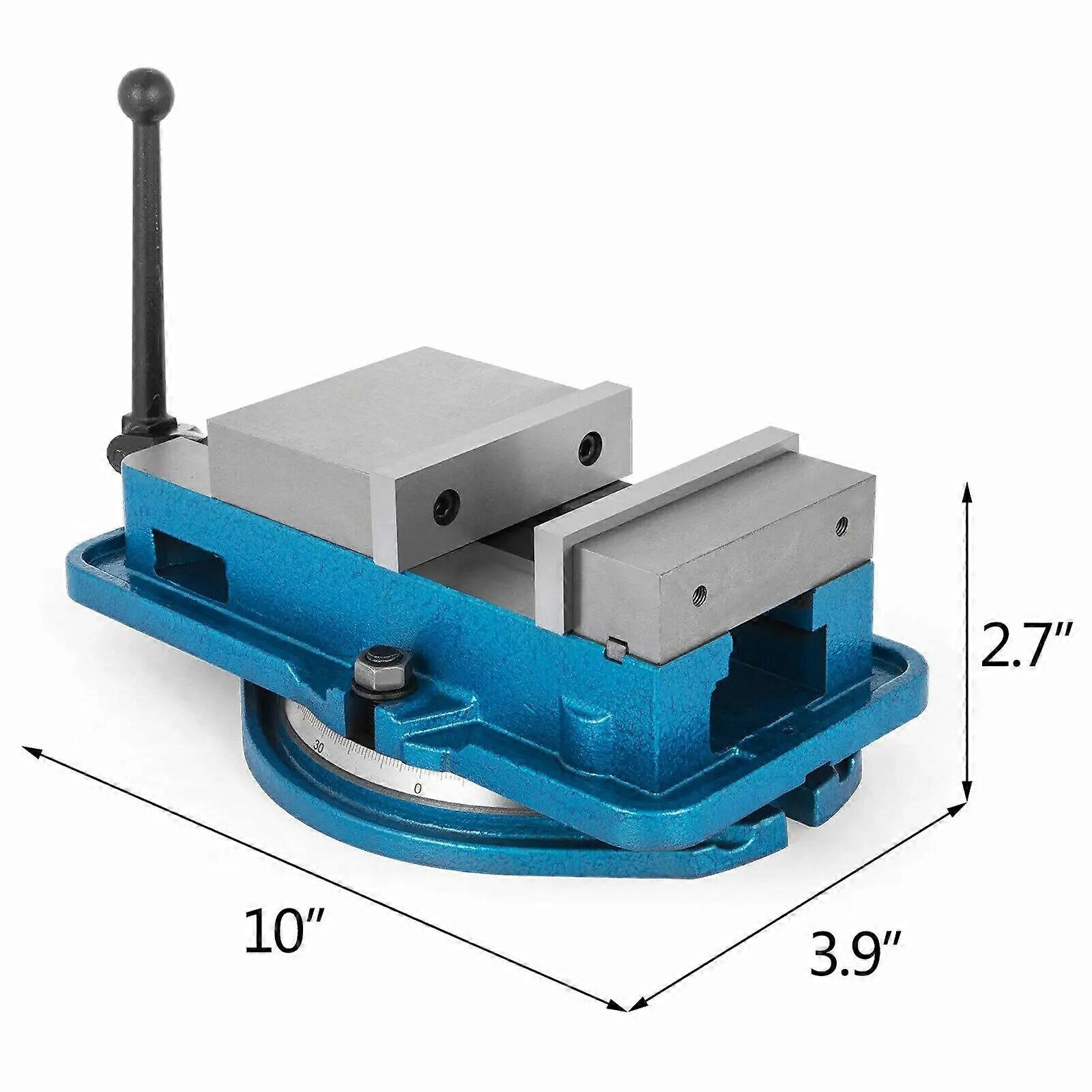 VEVOR 3/6 Milling Machine Lockdown Vise Swivel Base Bench Clamp Lock Vise CNC Mill Vice with 360 Swiveling Base CNC Vise