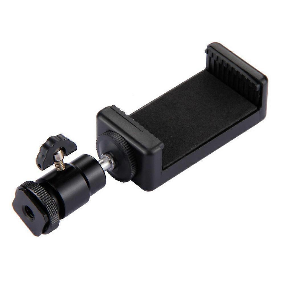 Universal Phone Clip Bracket Holder with Ballhead for Tripod Monopod Stand Adapter for iPhone Samsung Xiaomi Smartphone