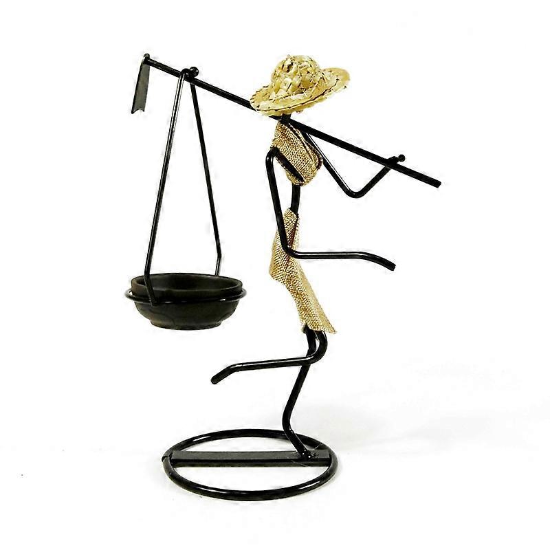 Creative Character Candlestick Idyllic Girl Candlestick,2024 Ping