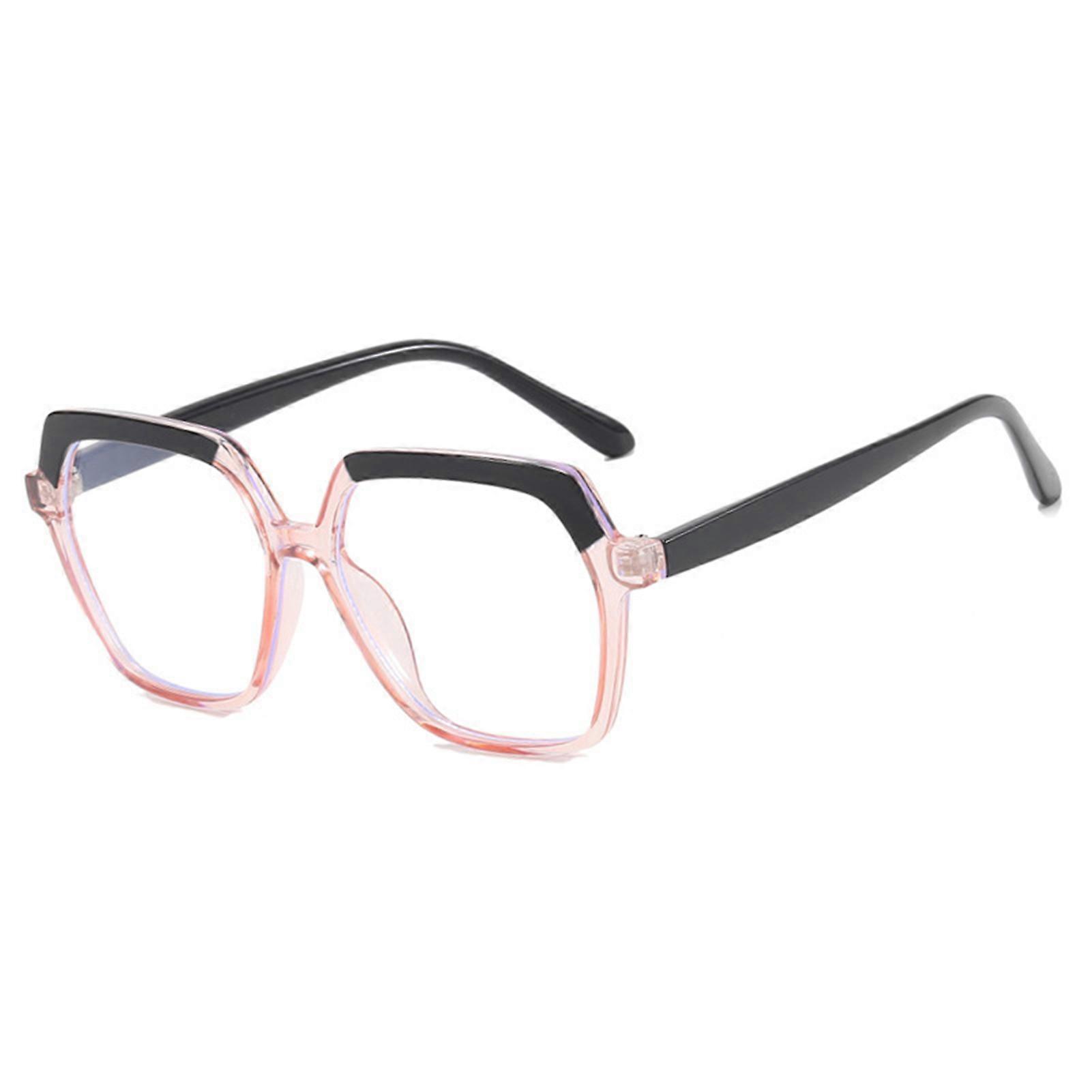 Blue Light Blocking Glasses Clear Lens Polygonal Frame Blue Blockers Glasses for Gaming Reading Students