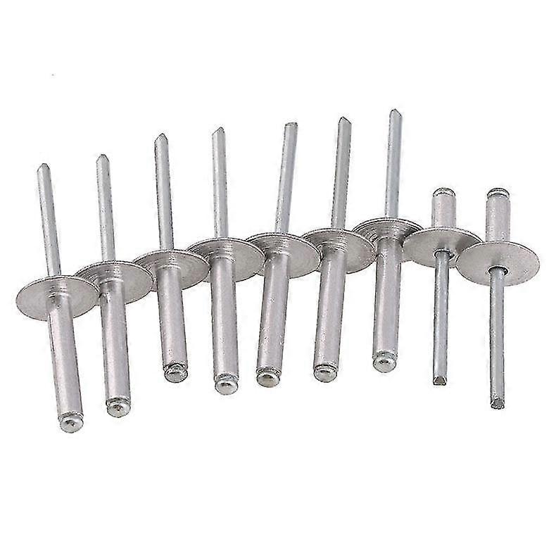 50pcs Large Cap Leaf Aluminum Blind Rivet- Open Type Decoration Nail ...