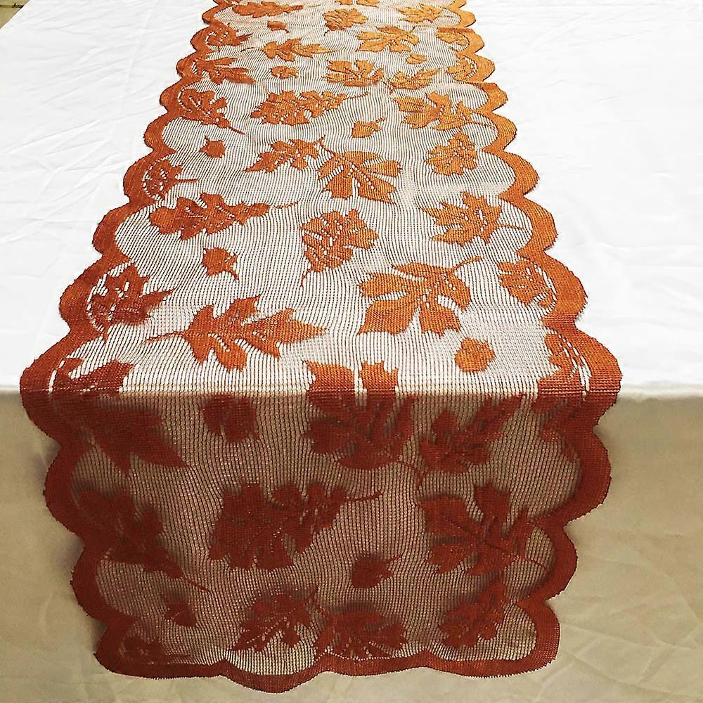 Maple Leaf Lace Table Runner Perfect For Fall Dinner Parties Restaurant Decor