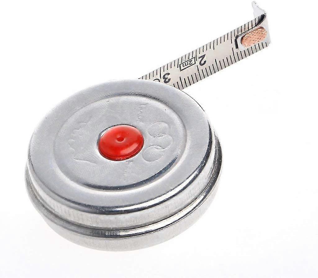 Starlight-stainless Steel Retractable Tape Measure For Office, 2m, Mini Metric, Metric Premium Quality -versailles