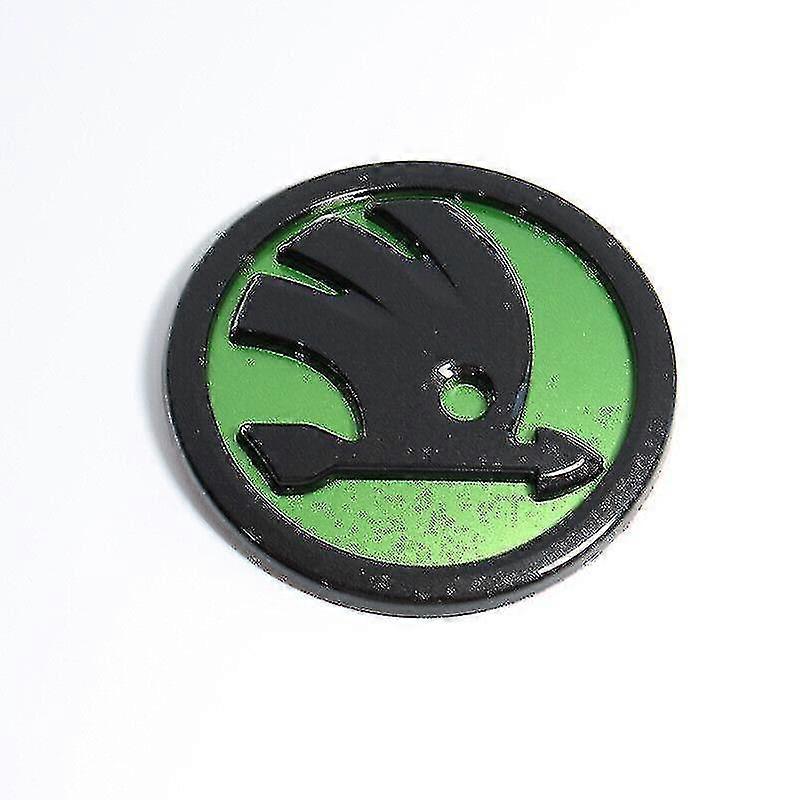 2 x מתאים לסט 90 + 80 מ"מ מכסה המנוע האחורי האחורי תא המטען סמל סמל שחור כסף Bule (, ירוק)