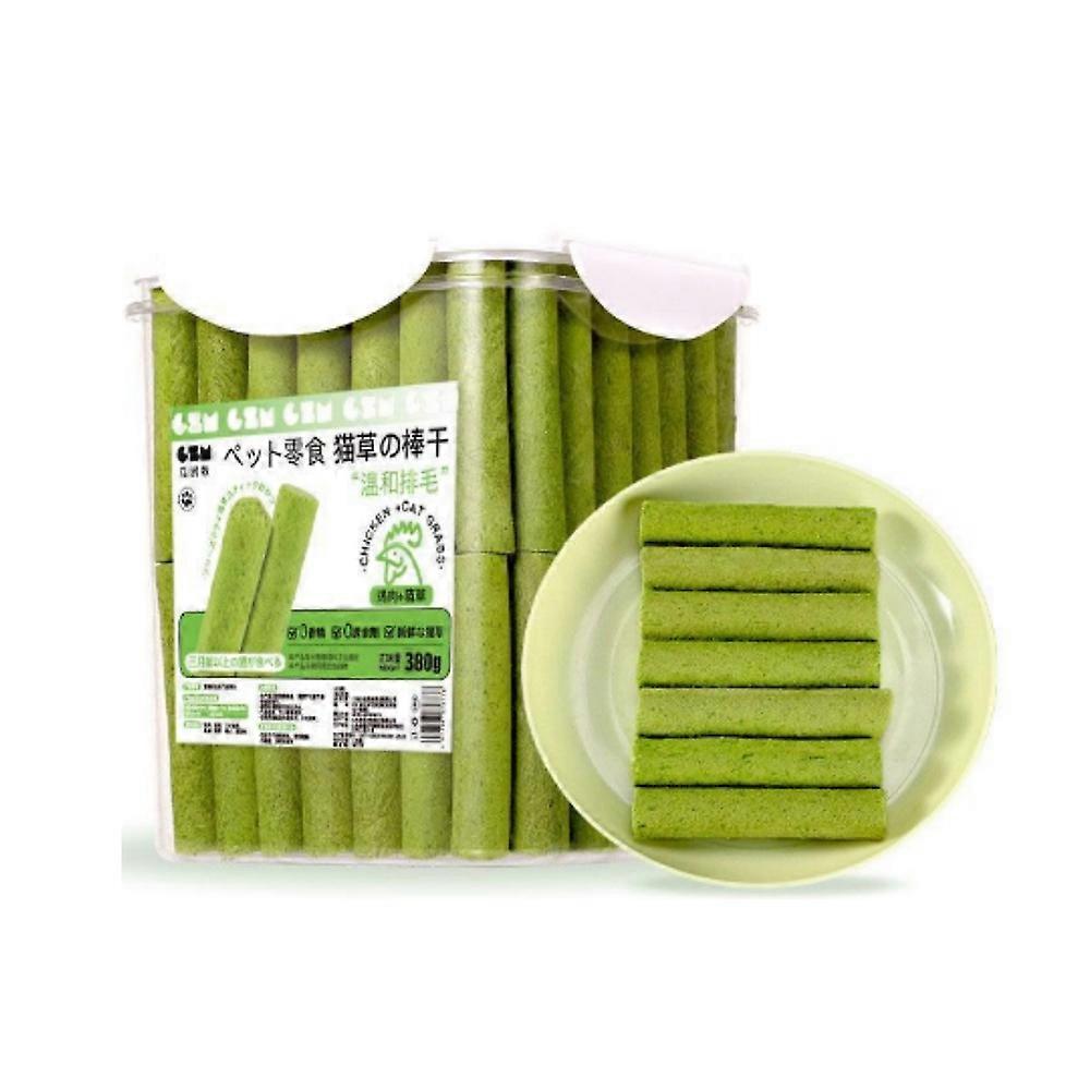 Berdexa Cat Grass Teething Sticks,Berdexa Cat Grass Feeding Stick,for Indoor Cat
