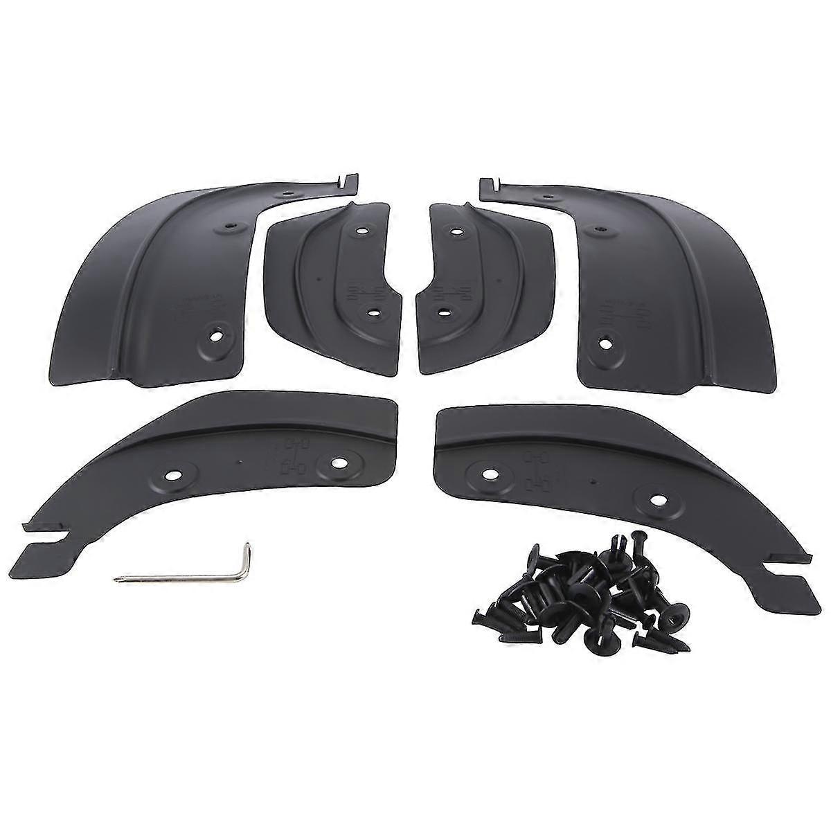 For Model Y Model 3 2020-2024 Rear Wheel Mud Flaps Car Modification Accessories Splash Guards Mud Fenders Kit