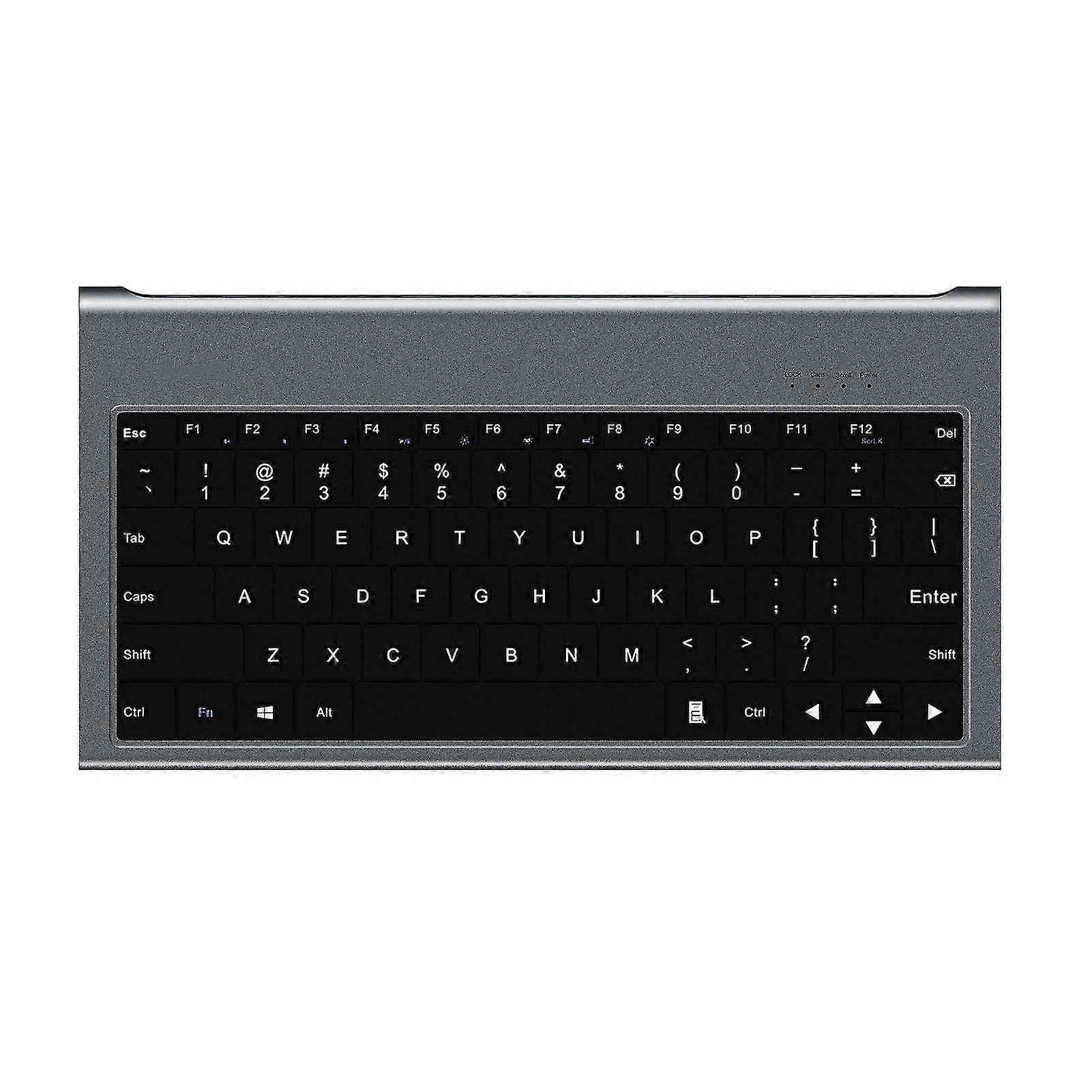 11 In 1 Keyboard Docking Station With Led Light High-speed Multipurpose Splitter For Pc Notebook Laptops