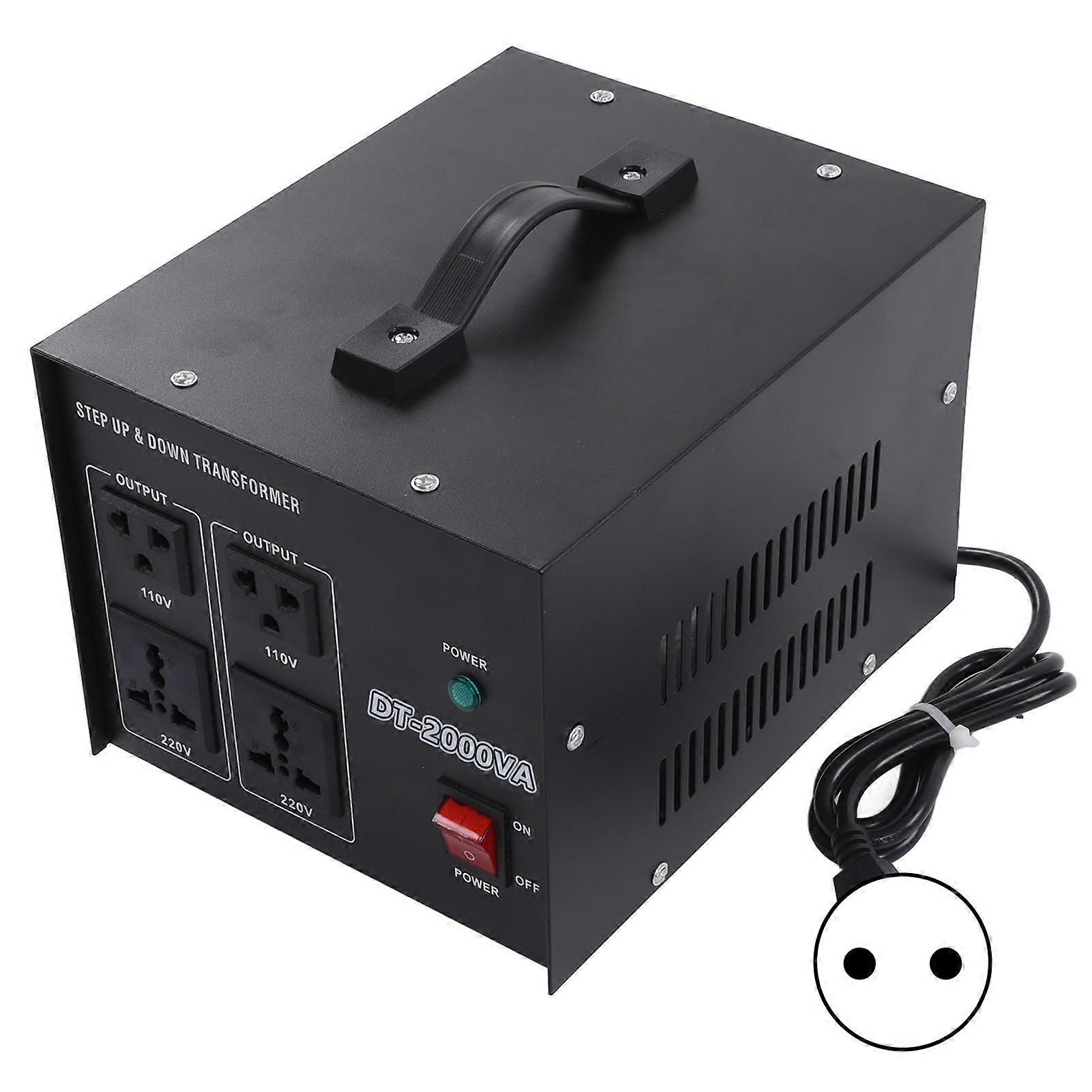 Voltage Transformer Boost Step Up Buck Power Converter 2000W Adjustable AC Input EU Plug 110V 220V