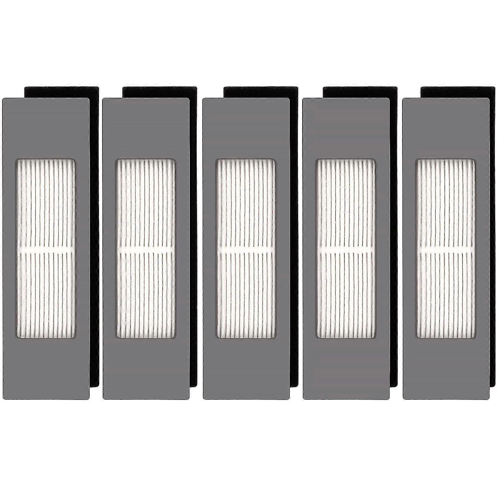(5pcs) Hepa Filter For Ecovacs Deebot Ozmo 920 950 T8 Aivi Max T9 T5 N5 N7 N8+ N8 Pro Plus Dx55 Dx93 Dj65 Robot Vacuum Cleaner Filter Kit Robot Vacuum