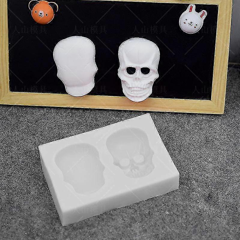 ハロウィーンスカルシリコーンモールドケーキベーキングデコレーションチョコレート型