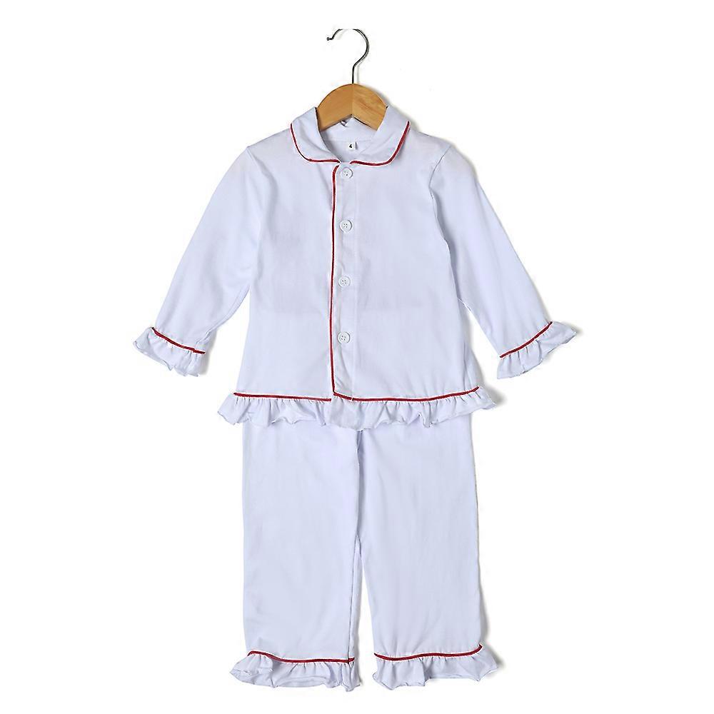 Partihandel Småbarnsflickor Pojkar Pyjamas Set Familjematchande Pjs Loungewear Stitch Babykläder 100% Bomull Julpyjamas