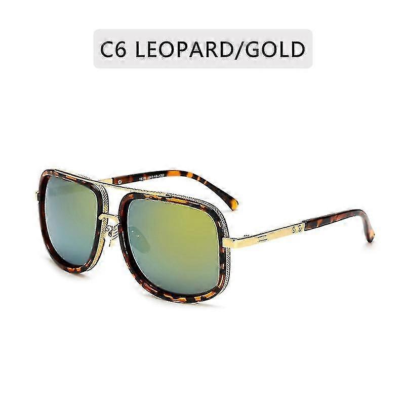 Ochelari de soare pentru barbati moda Ochelari de soare Big Frame Ochelari de soare Square Metal Ochelari de soare Doamnelor Retro ochelari de soare Retro de înaltă calitate UV400