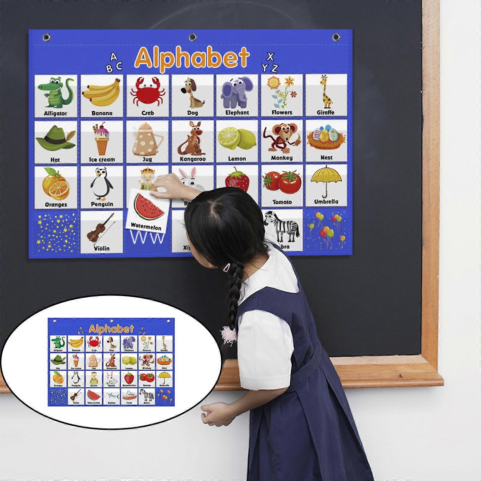 Polyester Alphabet - ABC Letter Word Recognition Diagram for