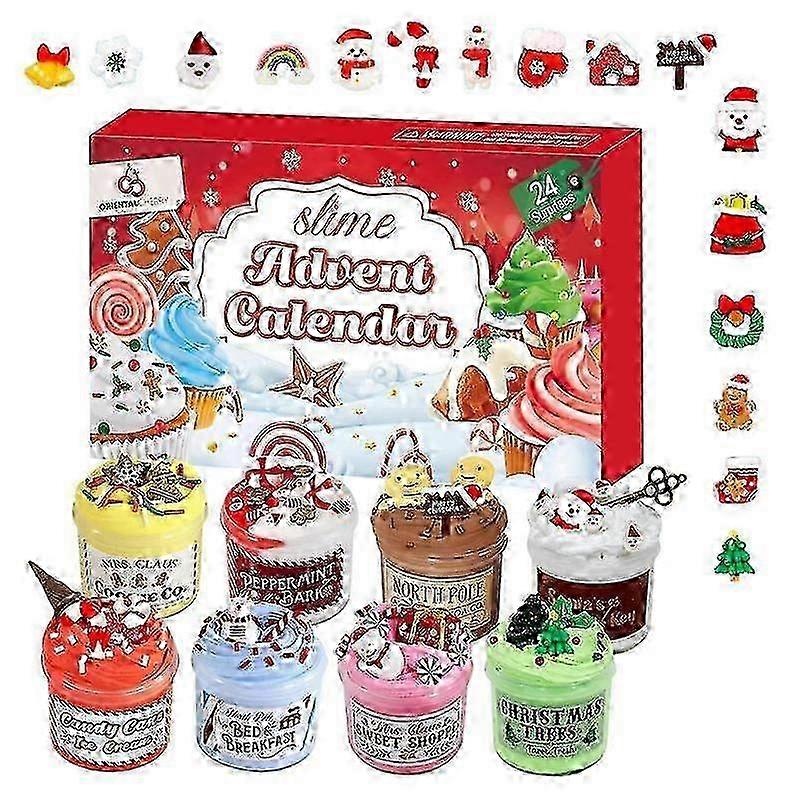 24 ημέρες λάσπης και κιτ Χριστούγεννα αντίστροφη μέτρηση ημερολόγιο βούτυρο ανακούφιση στρες παιχνίδια