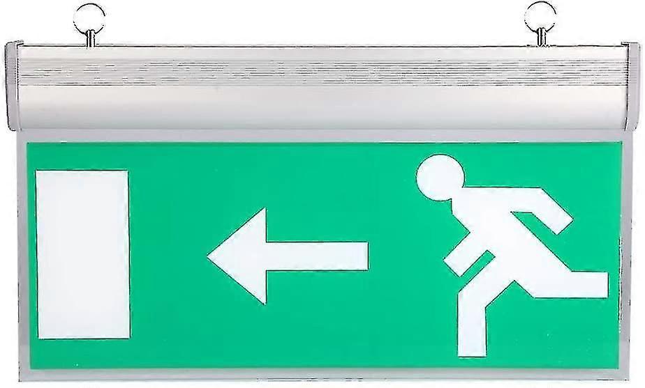 Led Emergency Exit Light, Led Emergency Signal Light, Green Safety Evacuation Light(left)