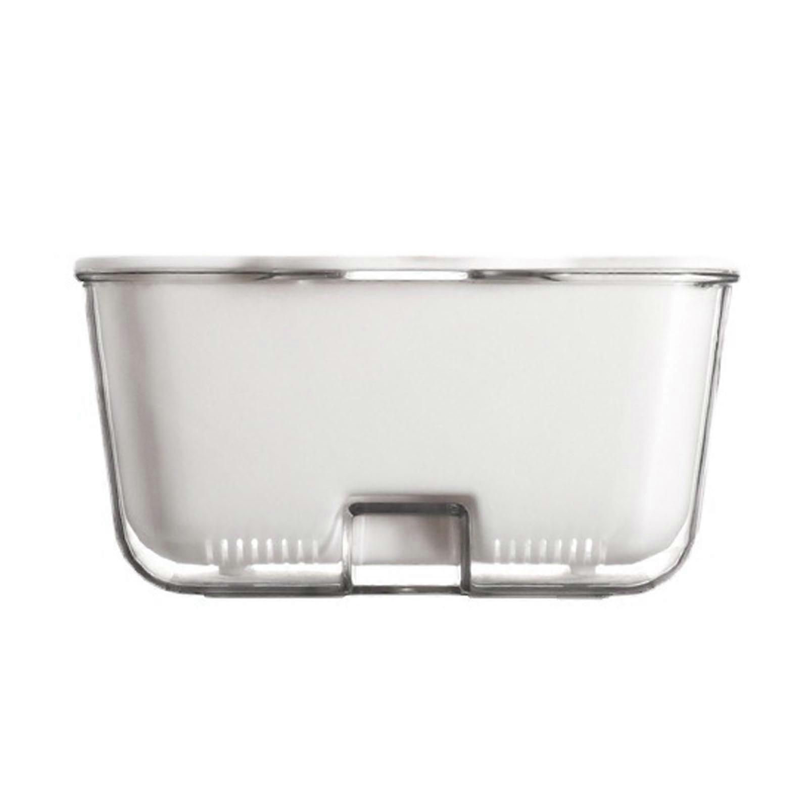 Fruit Colander Bin Plastic Clear Dual Layer Plastic Clear Mini Vegetable Washing Colander Bowl Set for Kitchen