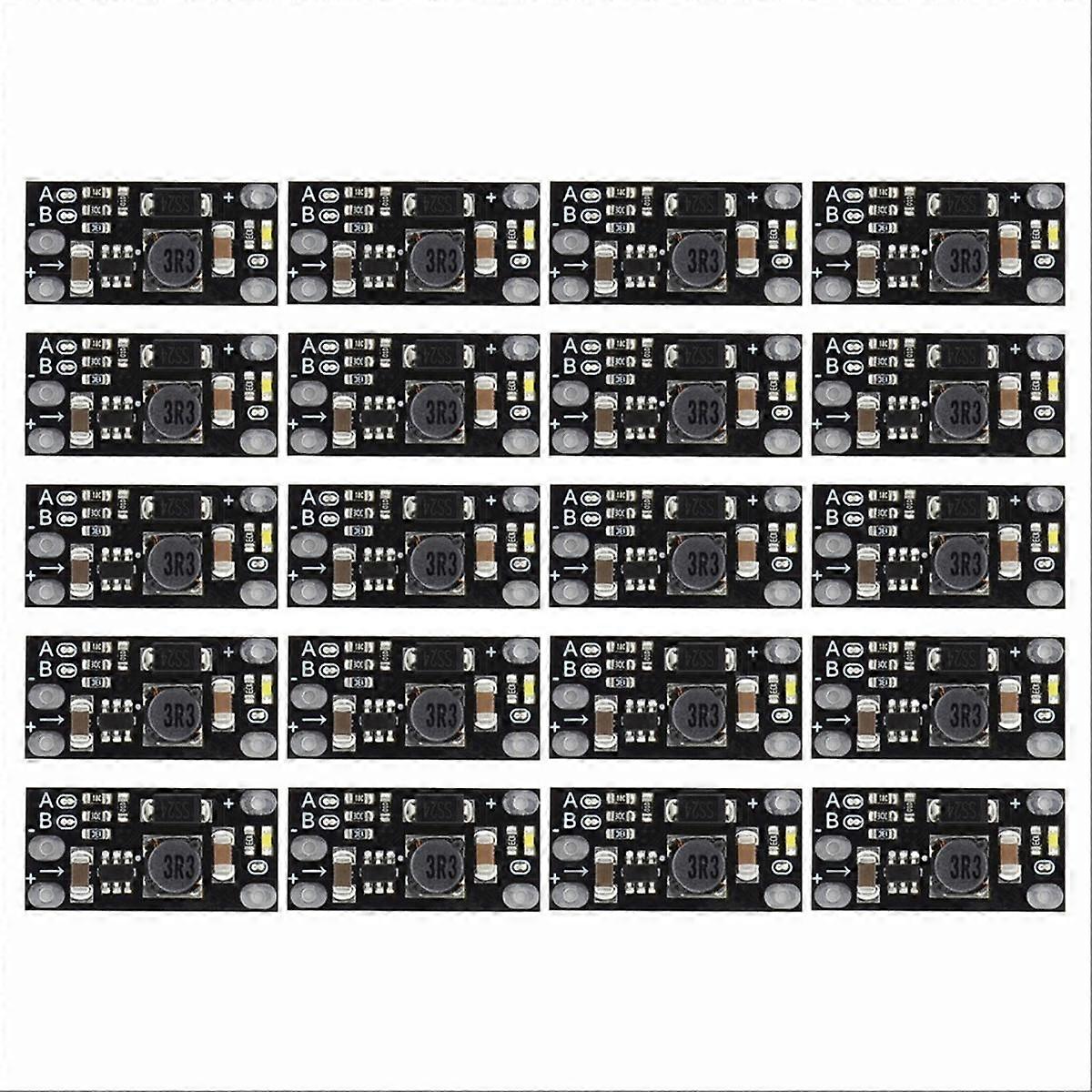 20Pcs Mini DC-DC Boost Step Up Converter 3.7V to 12V Voltage Regulator Lithium Battery Boost Module 5V/8V/9V/12V Output