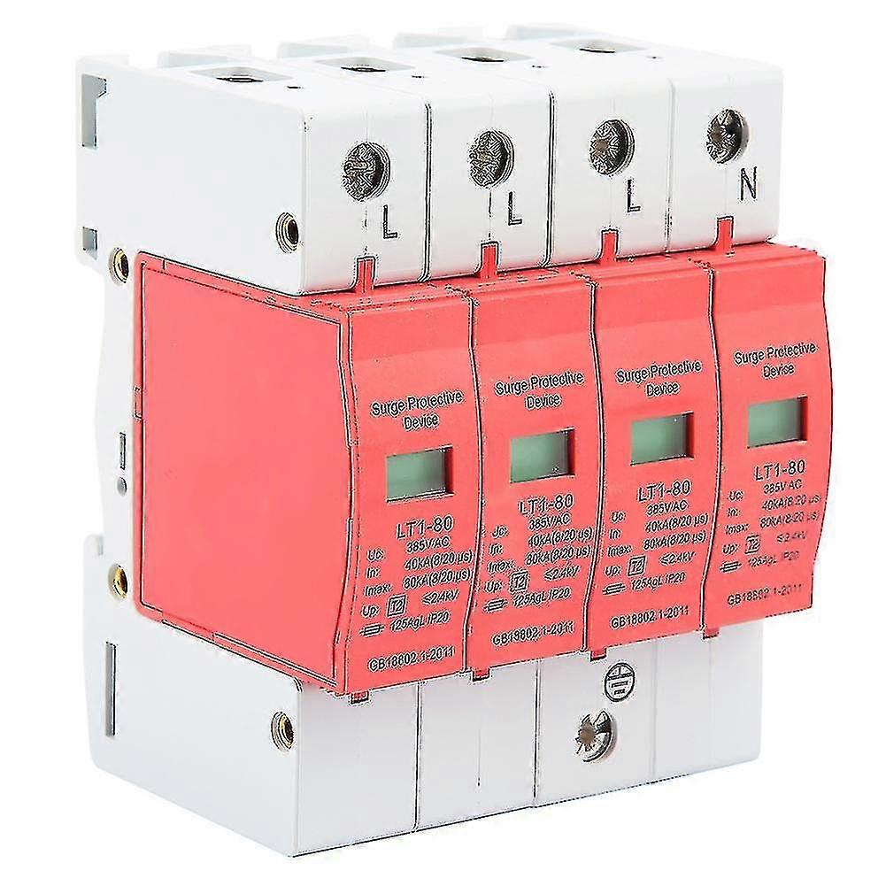 4p 40-80ka House Surge Protective Low Voltage Arrester Device Lt-40/80