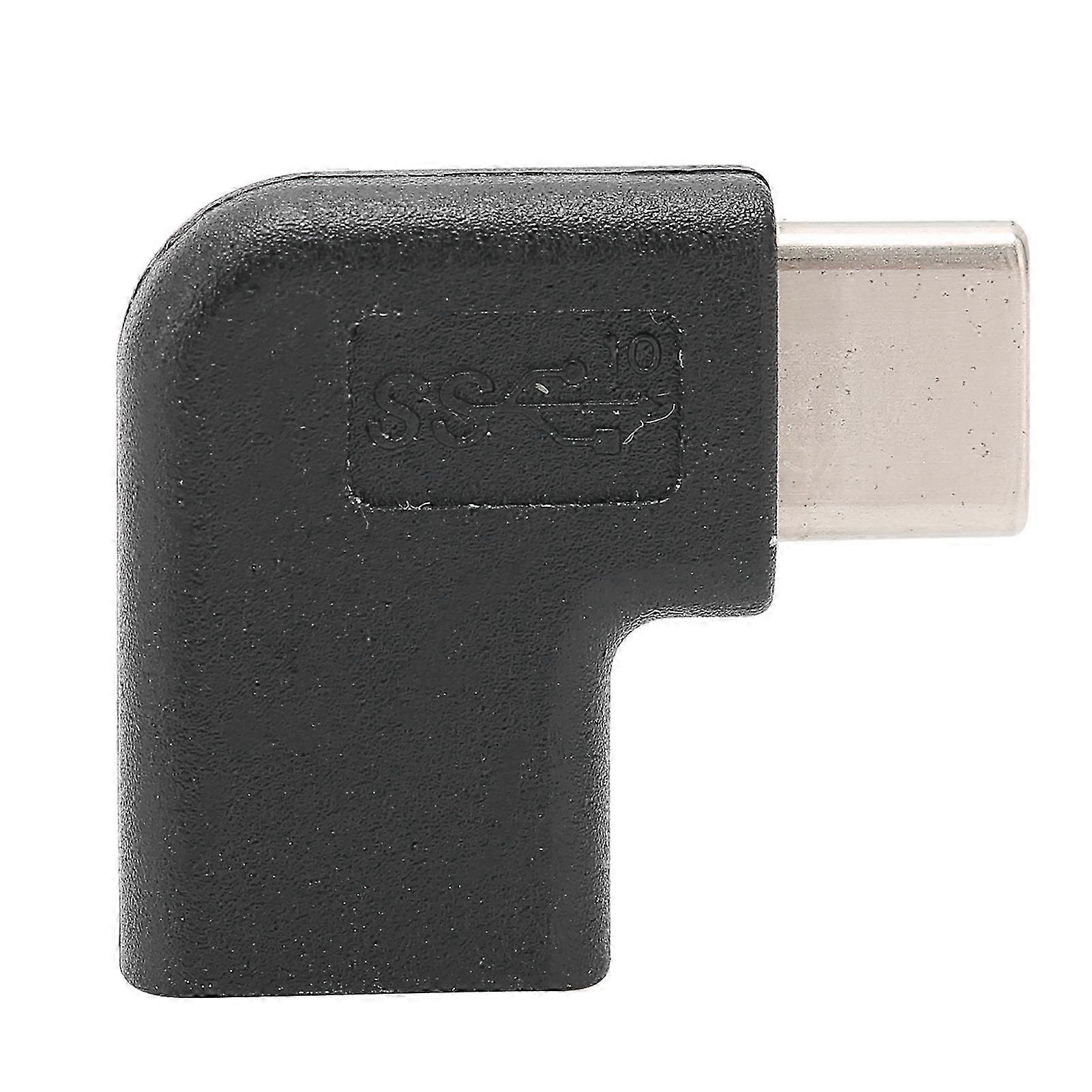 Type C Male to Female Adapter Support Double Sided 90 Degree Type C Extension Adapter for Laptops Tablets Smartphones