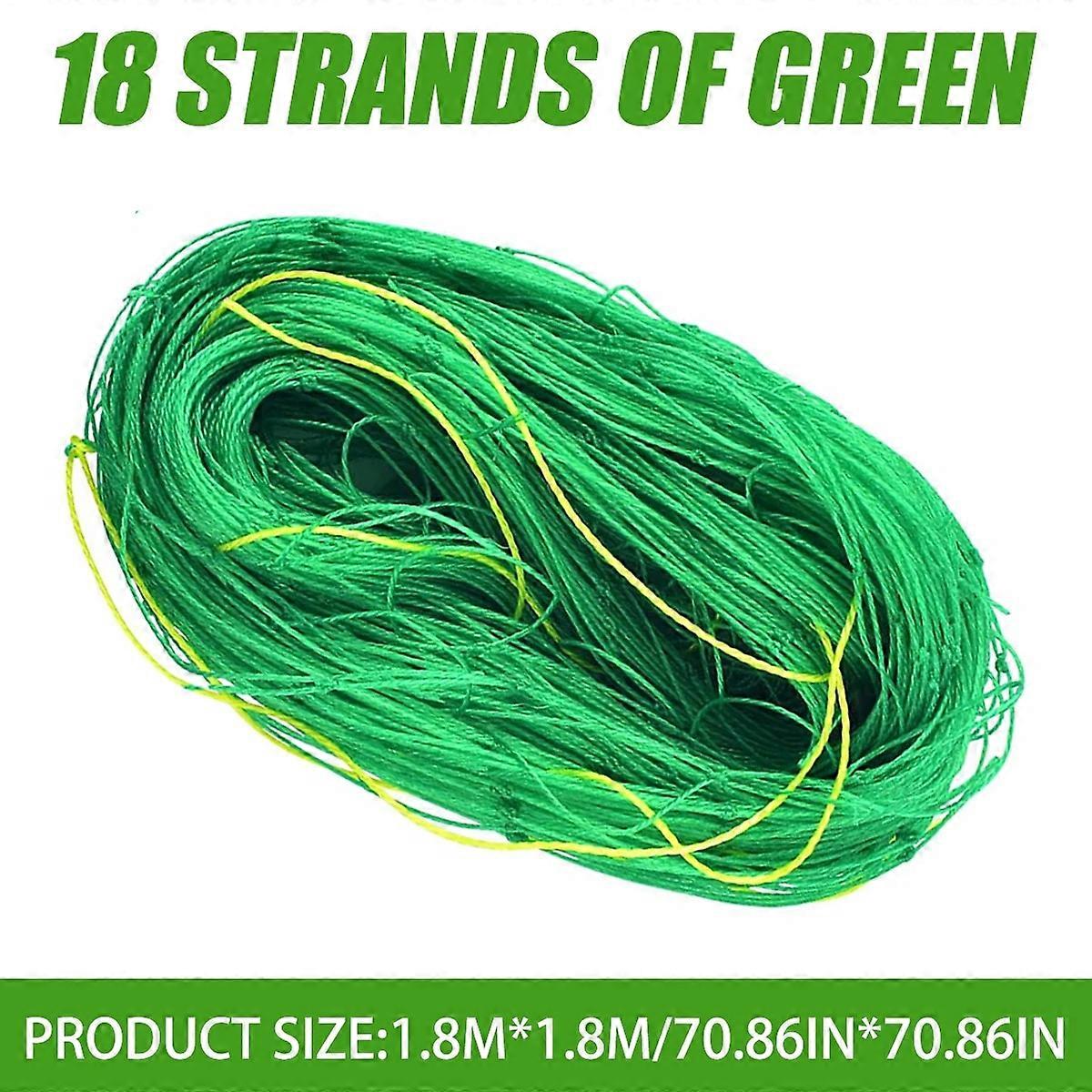 Garden Plants Climbing Net Nylon Planting Supports Trellis Netting for Vine Vegetables Loofah Cucumber Grow Holder 2023