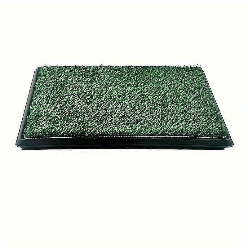 Large Artificial Grass Dog Toilet Mat - Water-Resistant, Leak-Proof, Non-Slip, Washable, and Reusable Pet Training Lawn Pad for Easy Potty Training -
