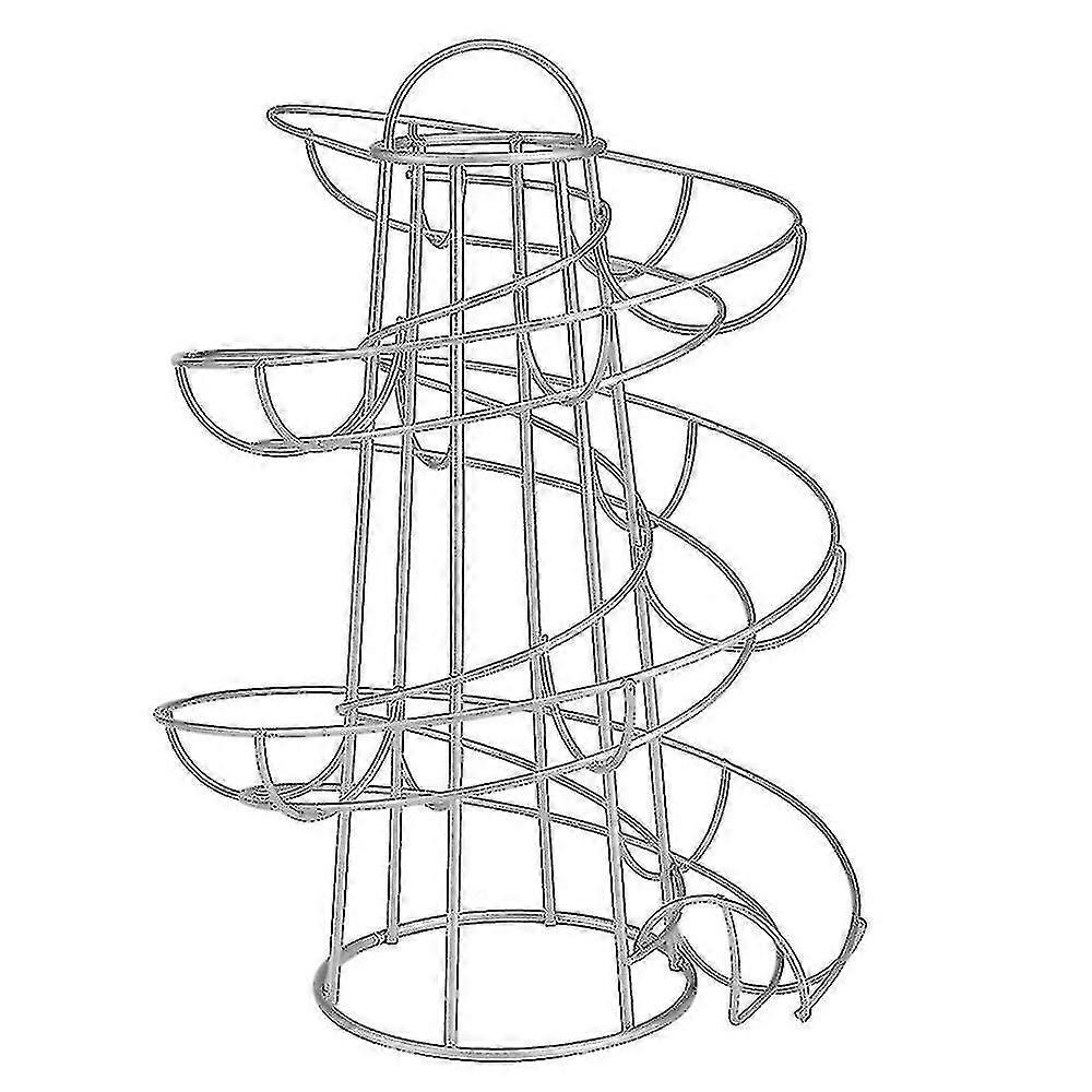 Portable Kitchen Creative Spiral Egg Rack Storage Egg Box Egg Rack