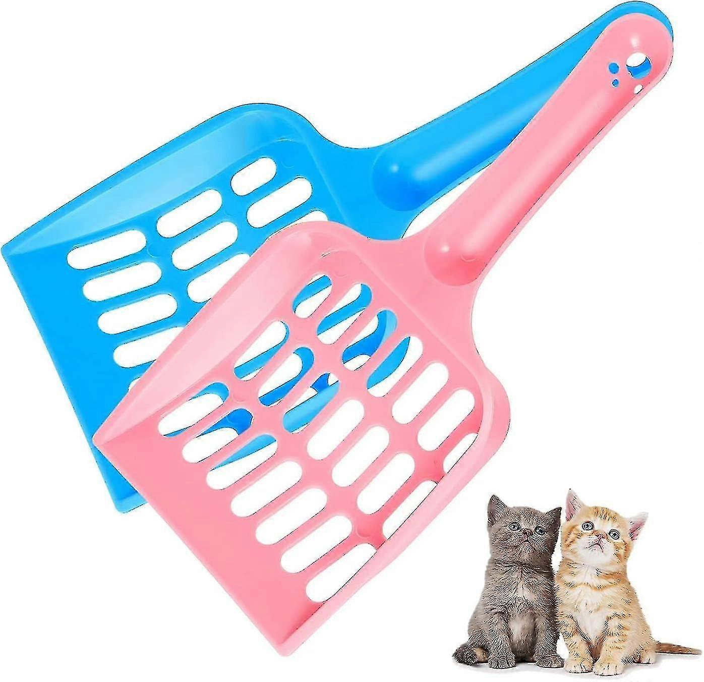Cat Litter Scoop - Durable Plastic Poop Scoop Pet Cleaning Tool Cat Accessories - Poop Scoop