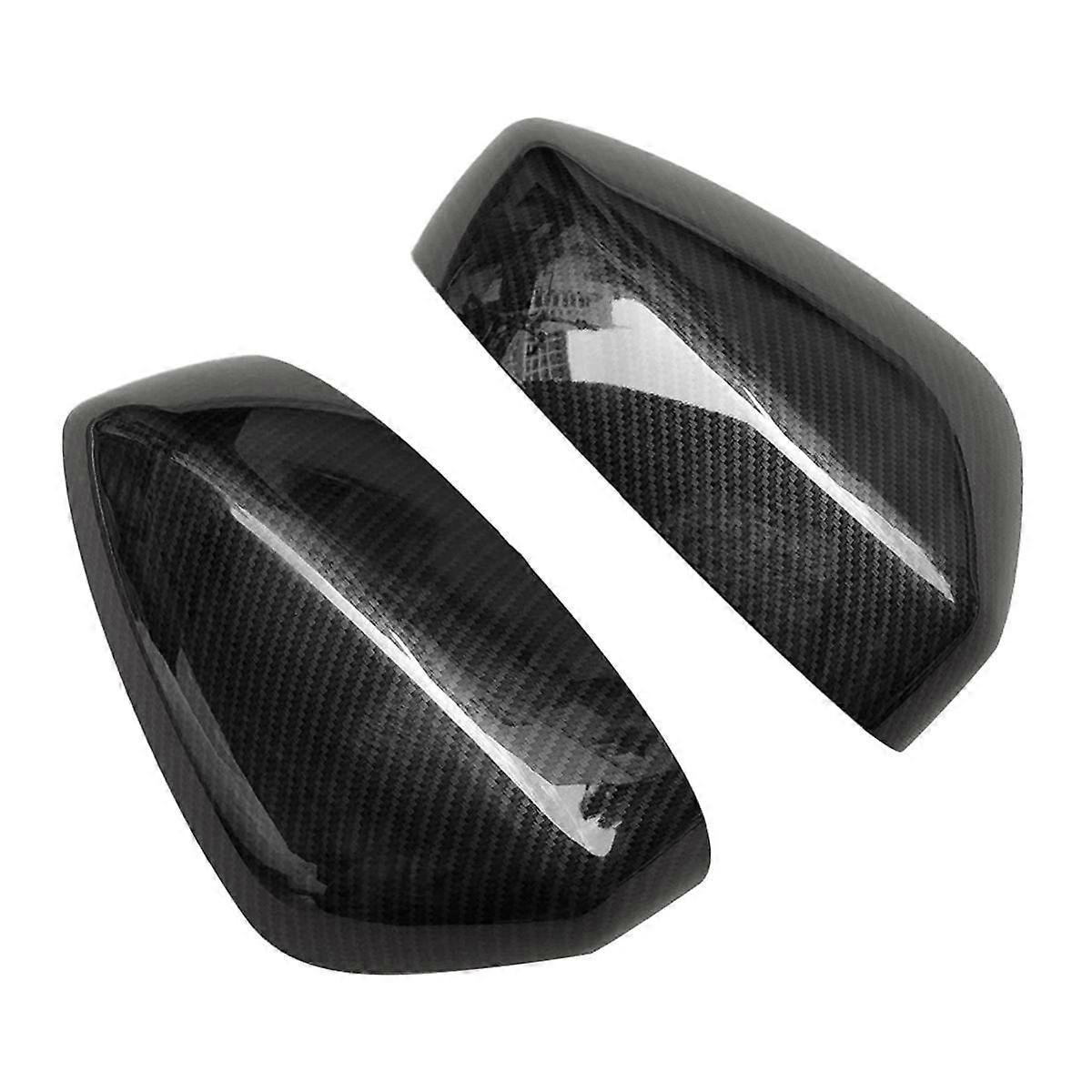 Carbon Fiber ABS Rearview Mirror Cover Exterior Side Mirror Cover for -5 -9 2017-2023