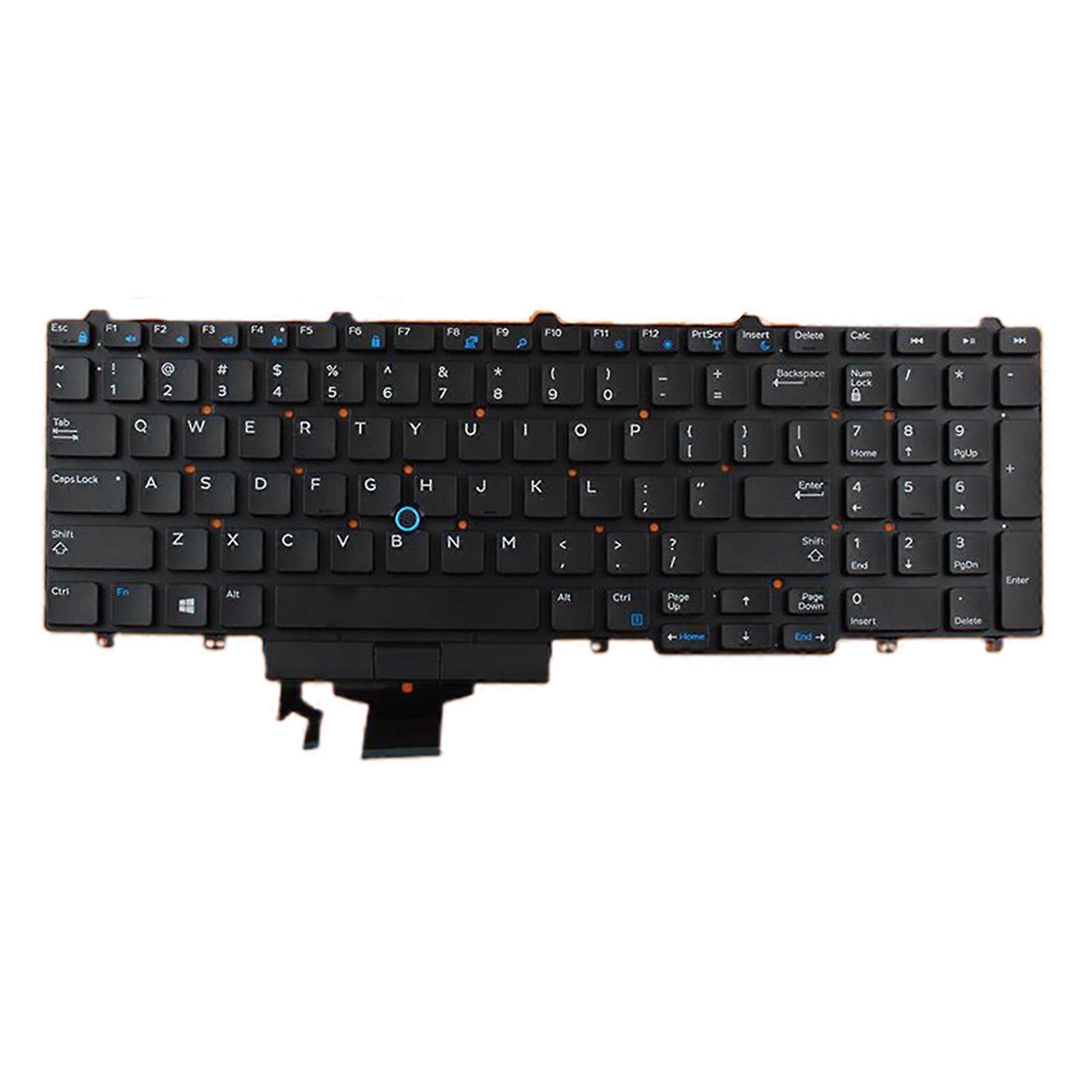 Keyboard US English Layout Backlit Pointer for Latitude E5550 E5570 E5580