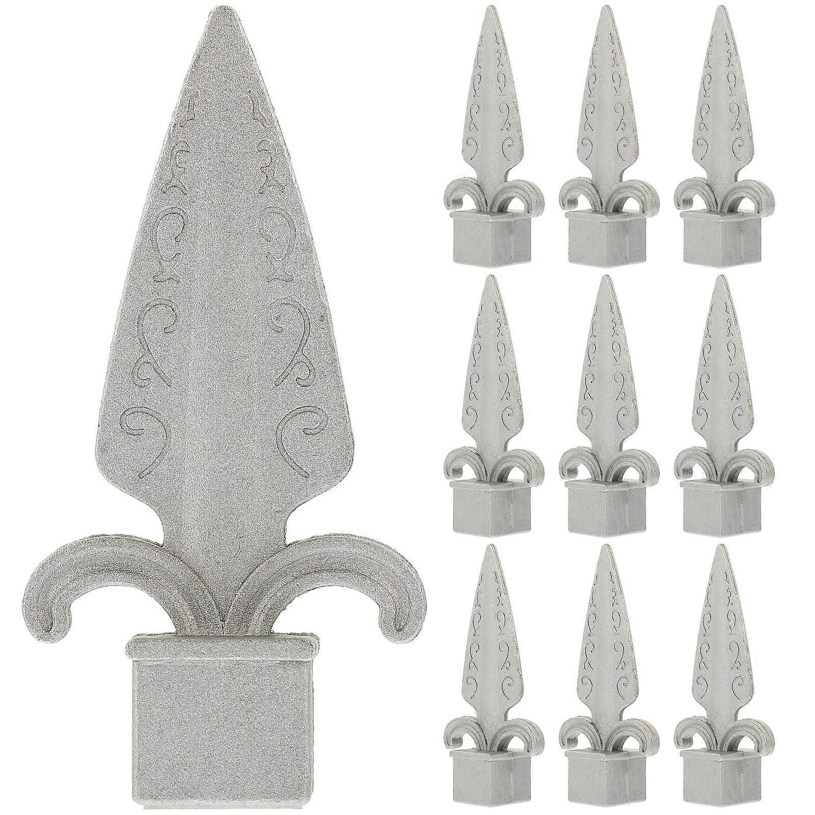 10ks hliníkové plotové oštěpy plotové márky venkovní plot finiální toppers plot dodávka