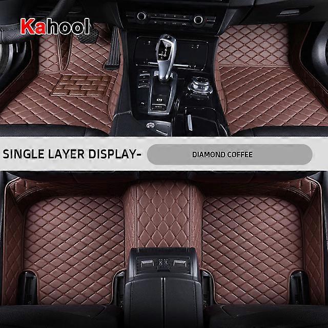 Custom bil gulvmåtter til Ford Focus II 2 Auto tilbehør fod tæppeMotorkøretøj tæppe & polstring