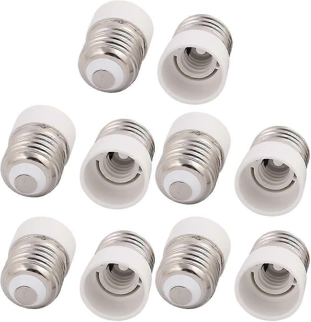 10 Pcs E27-e14 Led Bulb Base Adapter Converter Light Socket Lamp Holder