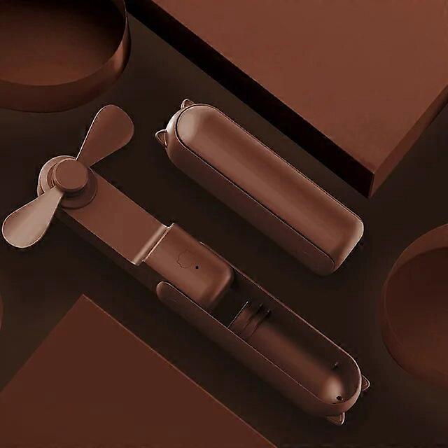 Powered Hand Fans New Handheld Small Fan Portable Creative Mini Three Speed Adjustable Solid Color Charging Small Fan